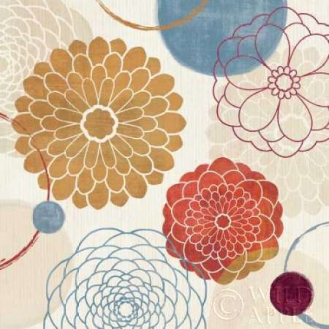 Abstract bouquet II Poster Print by Veronique Charron - Item # VARPDX6024